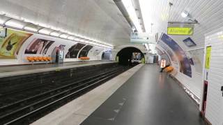 Paris Metro Extravaganza All 16 Lines 8 November 2016 [upl. by Symer974]