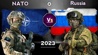 NATO vs Russia military power comparison 20222023 [upl. by Ahsienet]