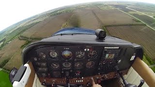 Full Length Flight  Touch amp Goes  Cessna 172 Skyhawk [upl. by Solracesoj]