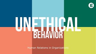 Unethical Behavior [upl. by Shama]