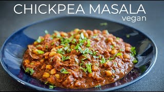 Chickpea Chana Masala Recipe to make TODAY [upl. by Katine172]