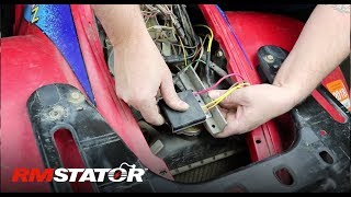 How To Install a Polaris Regulator Rectifier  2203636 4060173 For Sportsman 500 and more RM30T12 [upl. by Blunt]