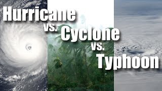 Hurricane vs Cyclone vs Typhoon [upl. by Areht417]