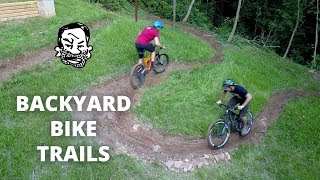 Backyard MTB Trails  Building amp Riding [upl. by Eenot]