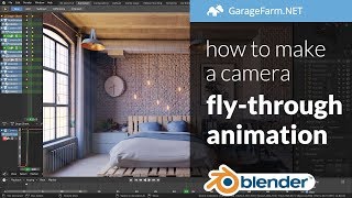 How to make a camera flythrough animation in blender 28 tutorial [upl. by Derk]