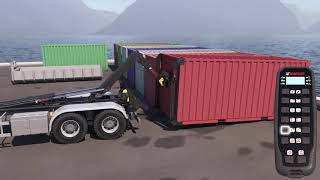 MULTILIFT COMMANDER  ISO Container Handling Unit for hooklift [upl. by Liddy]