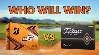 Budget vs Premium golf balls  Bridgestone e6 vs Titleist Pro v1 golf balls [upl. by Rabaj]