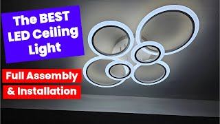 The Best LED Ceiling Light Assembly and installation [upl. by Yntirb151]