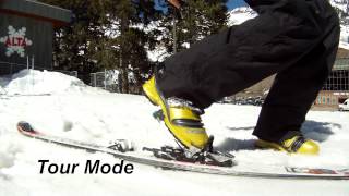 ROTTEFELLA NTN FREERIDE  TELEMARK BINDING [upl. by Llenehs]