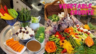 Crudités Three Ways  AMAZING Party Platters [upl. by Viveca]