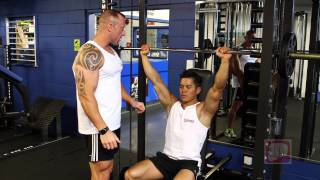 Smith Machine Shoulder Press [upl. by Pendergast]