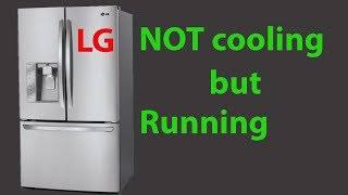 LG fridge not cooling but running [upl. by Alilad574]