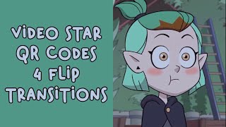 VIDEO STAR  QR CODES  4 Transitions Right Flip Left Flip Down Flip Up Flip [upl. by Wendalyn743]