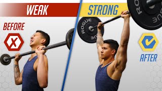 How To Get A Stronger Overhead Press FIX THIS [upl. by Ynnos]