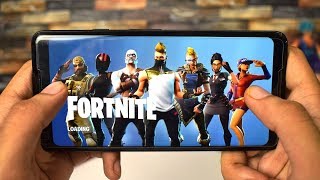 FORTNITE APK on any Android Smartphone How to Install  Gameplay [upl. by Hoehne]