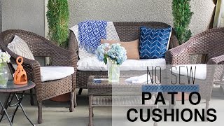 NoSew Patio Cushion Covers [upl. by Akener]