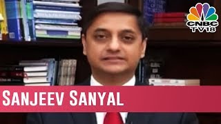 Sanjeev Sanyal In AN Exclusive Interview With CNBC [upl. by Draper389]