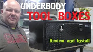 Buyers Underbody toolbox review and Install [upl. by Lynch872]