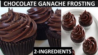 CHOCOLATE GANACHE FROSTING  CHOCOLATE FROSTING RECIPE  WHIPPED GANACHE FROSTING RECIPE [upl. by Alemap]