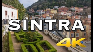 Sintra Portugal Walking Tour Near Lisbon 4K [upl. by Leffen]