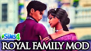 ROYAL FAMILY MOD  The Sims 4 Mod Review [upl. by Franzen]