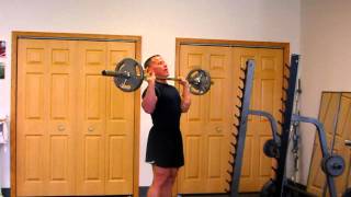 Standing Barbell Shoulder PressFor Massive Deltoid Growth [upl. by Bondon515]