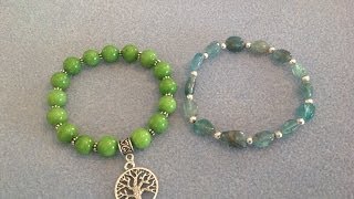 How to Make a Beaded Elastic Bracelet [upl. by Ikkim824]