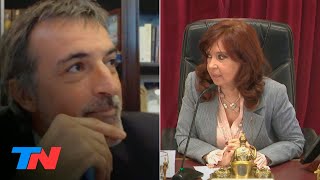 quot¿Dónde está Bullrichquot El picante cruce entre Cristina Kirchner y Esteban Bullrich en el Senado [upl. by Ahsitniuq501]