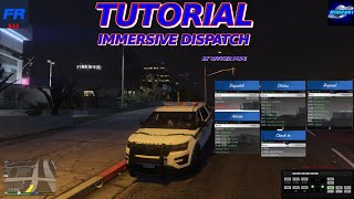 LSPDFR TUTORIAL How To Install amp Use Immersive Dispatch By OfficerPope [upl. by Hamilton]