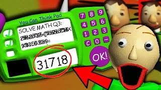 THE REAL ANSWER TO BALDIS IMPOSSIBLE QUESTION  Baldis Basics Gameplay [upl. by Carree]