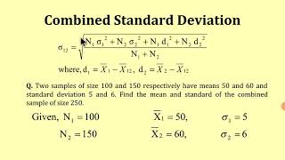 Combined Standard Deviation [upl. by Kacie840]