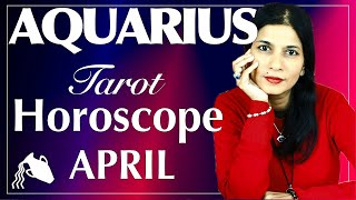 AQUARIUS April 2022 Tarot reading [upl. by Llezniuq]