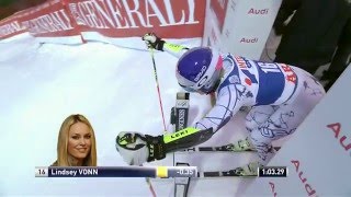 Lindsey Vonn WINS Giant Slalom at Åre [upl. by Eilram798]