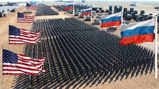 USA vs RUSSIA Military Power Comparison  2023 [upl. by Alegnad]