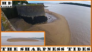 Extreme Tides Severn Estuary Sharpness TimeLapse [upl. by Ydner]