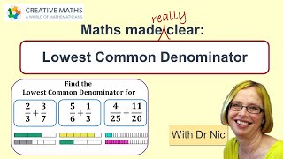 Lowest Common Denominator  Adding Fractions [upl. by Paton]