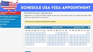 How to schedule USA Visa appointment online  Step by Step 2020 [upl. by Solracnauj]