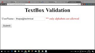 TextBox validation in Javascript  Username validation using Javascript in Hindi [upl. by Dmitri]