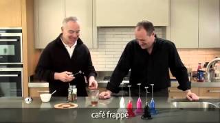 How to make a frappé coffee using an aerolatte milk frother [upl. by Arded55]