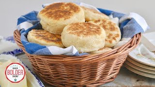 How to Make English Muffins  No Oven Needed  Bigger Bolder Baking [upl. by Francene]