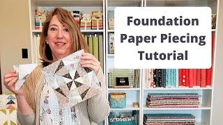 Foundation Paper Piecing Tutorial [upl. by Neenej58]