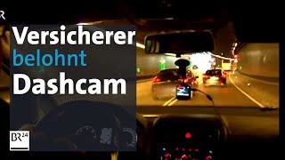 Kamera an Bord Autoversicherer fördert DashcamEinsatz  Abendschau  BR24 [upl. by Niad89]