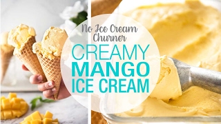 Mango Ice Cream  No Ice Cream Churner [upl. by Sivam743]