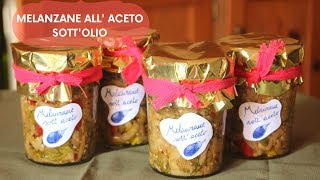 MELANZANE ALL ACETO SOTT OLIO  CONSERVA E TUTORIAL CALABRESE [upl. by Suoicul999]