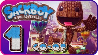 Sackboy A Big Adventure Walkthrough Part 1 • CoOp • PS4 PS5 [upl. by Sydel964]