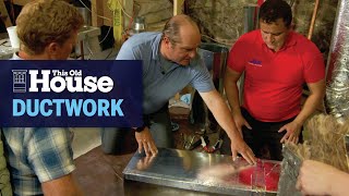 How to Install Ductwork  This Old House [upl. by Sheelagh601]