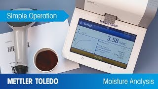 Simple Operation with METTLER TOLEDO Moisture Analyzers [upl. by Eastman87]