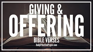 Bible Verses On Giving and Offering  Scriptures For Giving To God Audio Bible [upl. by Chloras]