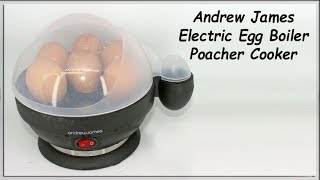 Andrew James Electric Egg Boiler Poacher Cooker [upl. by Dobbins705]