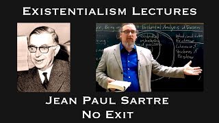 JeanPaul Sartre  No Exit  Existentialist Philosophy amp Literature [upl. by Ecinrahs]